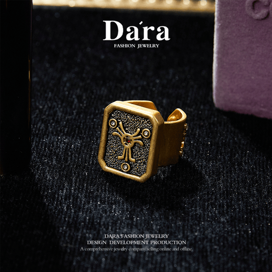 Elegant Copper Alloy Ring KK-JB0032