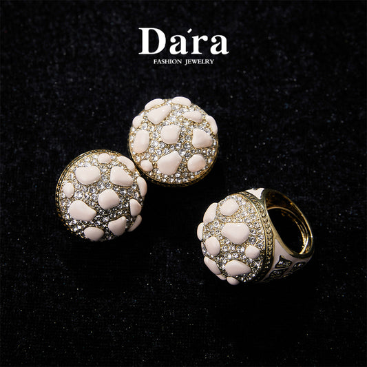 Refined Swarovski Crystal Copper Alloy Jewelry Set KK-JB0092