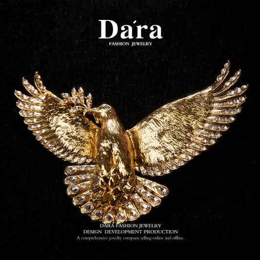 Refined Swarovski Crystal Copper Alloy Brooch KK-91635