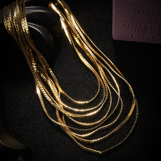Elegant Copper Alloy Necklace KK-91088
