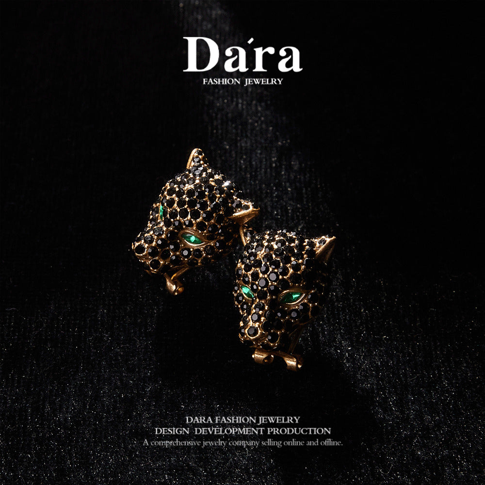 Refined Swarovski Crystal Copper Alloy Earrings  KK-9867