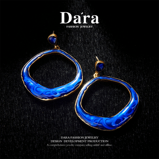 Elegant Copper Alloy Earrings  KK-9122