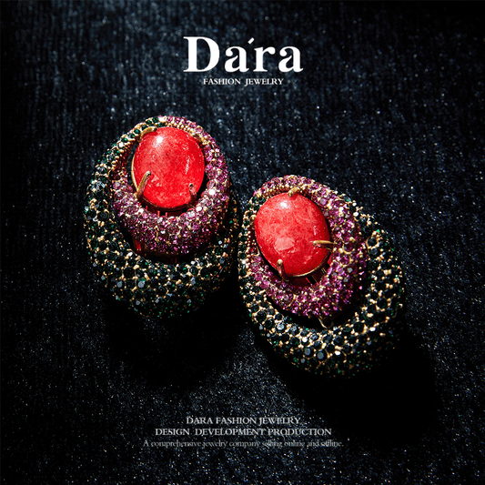 Timeless Swarovski Crystal Copper Alloy Earrings KK-91131