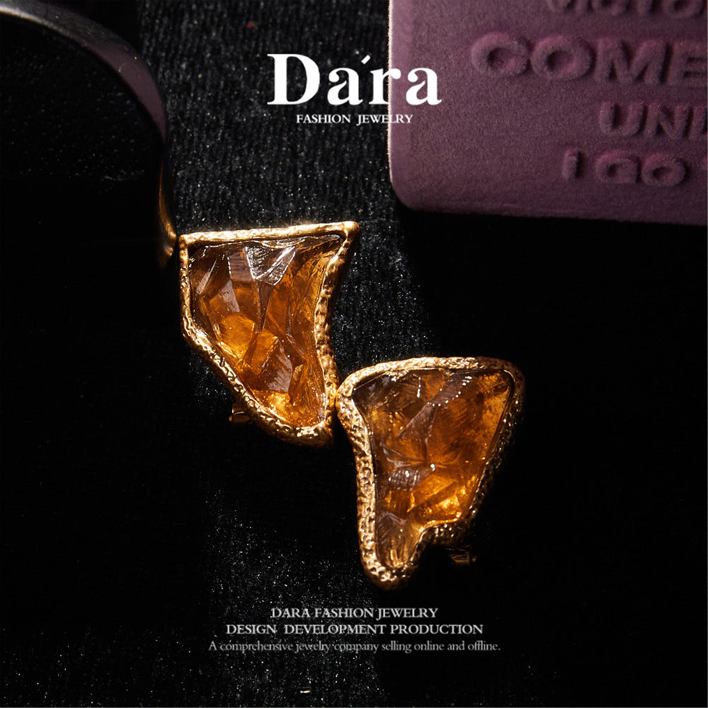 Sparkling Swarovski Crystal Copper Alloy Earrings KK-9381