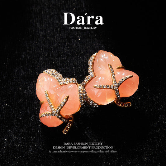 Refined Swarovski Crystal Copper Alloy Earrings  KK-9270