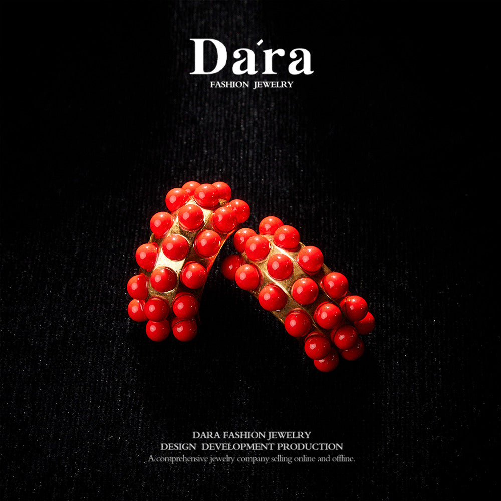 Refined Swarovski Crystal Copper Alloy Earrings  KK-91768