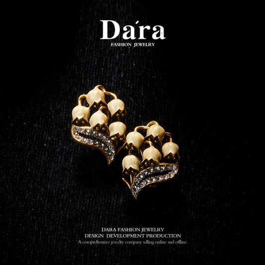 Refined Swarovski Crystal Copper Alloy Earrings  KK-91813