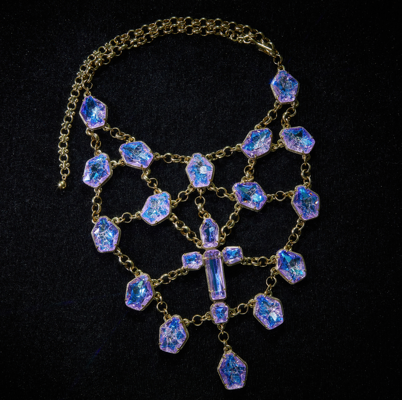 Sparkling Swarovski Crystal Copper Alloy Necklace & Earrings Set KK-92209