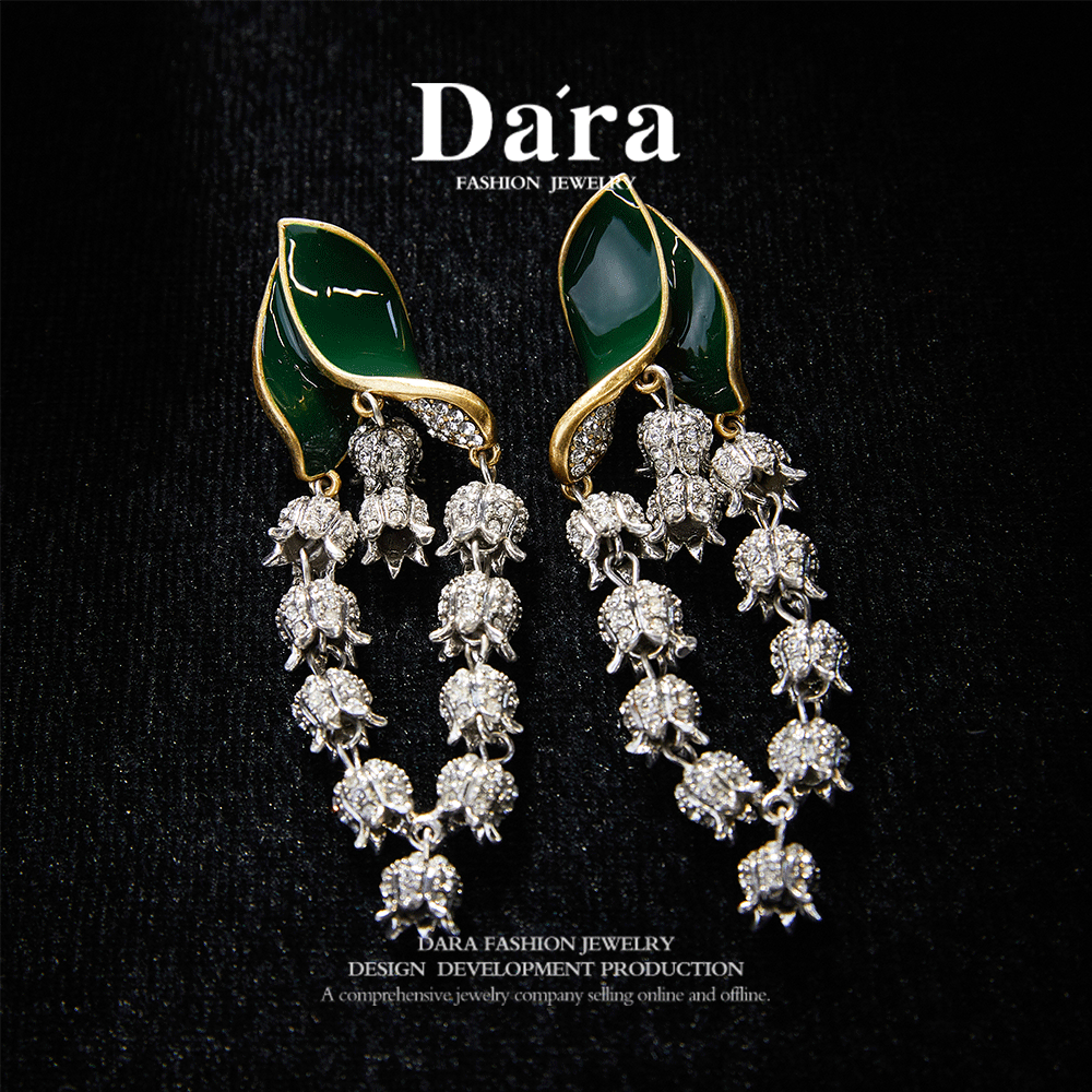 Refined Swarovski Crystal Copper Alloy Earrings KK-JB0009