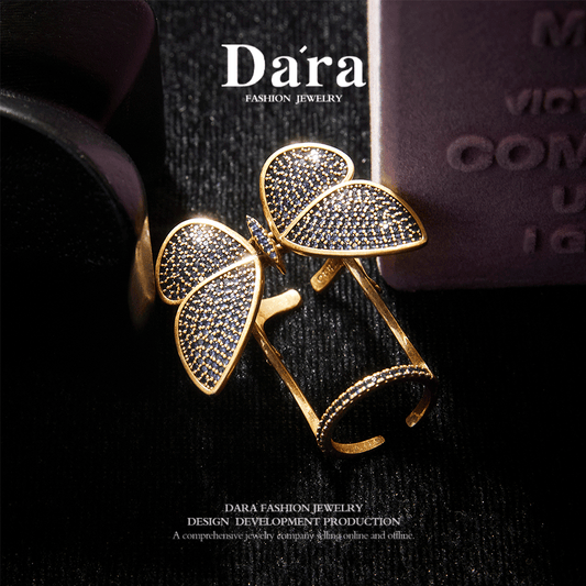 Refined Swarovski Crystal Copper Alloy Ring KK-91870