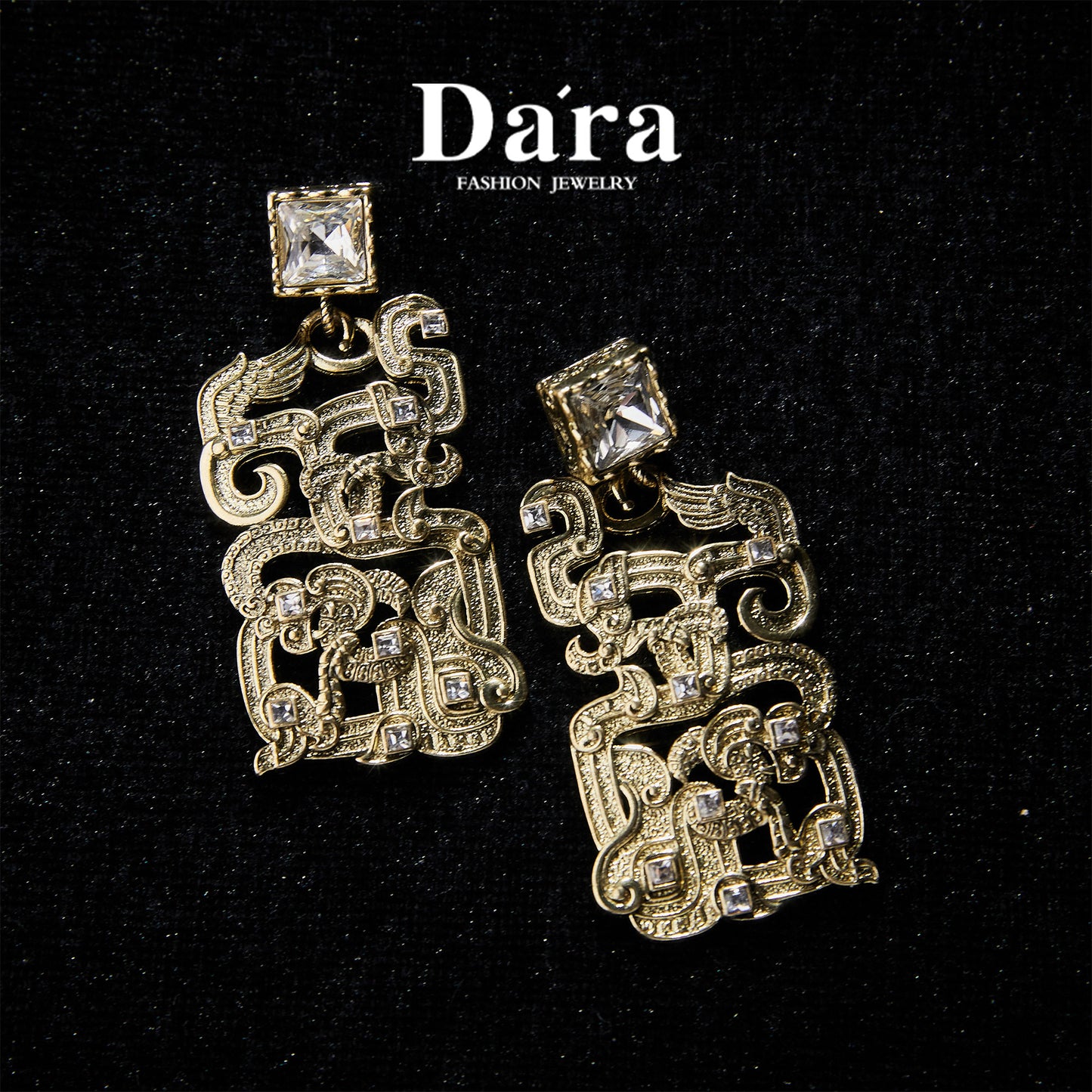 Refined Swarovski Crystal Copper Alloy Earrings KK-92144