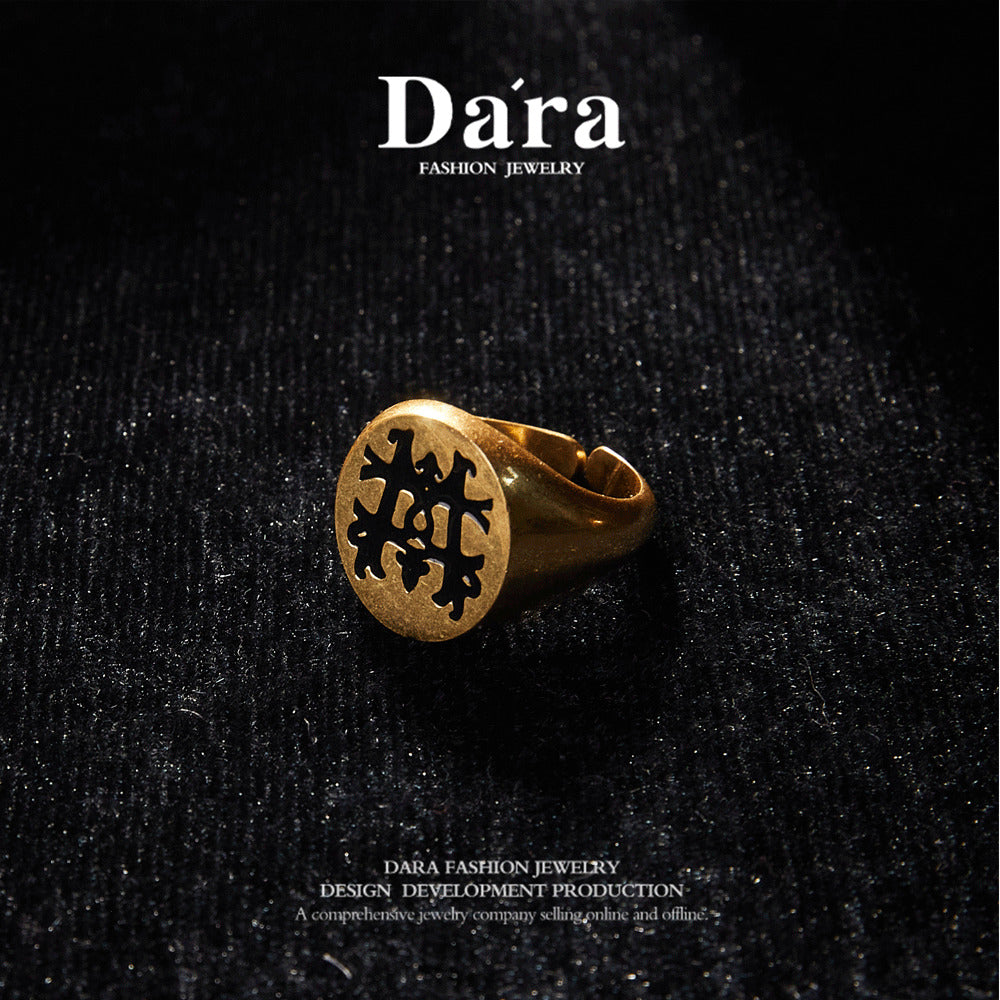 Crystal Copper Alloy Ring KK-91111