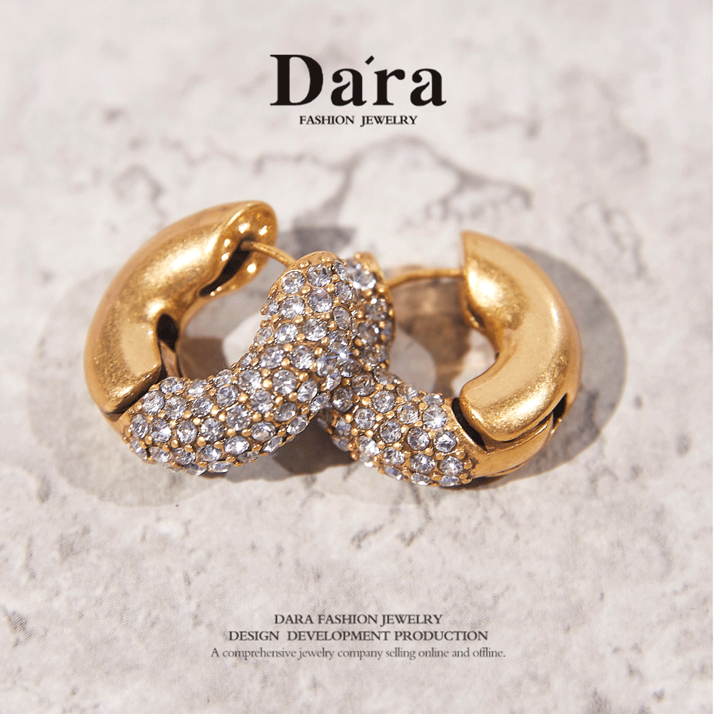 Refined Swarovski Crystal Copper Alloy Earrings  KK-9279