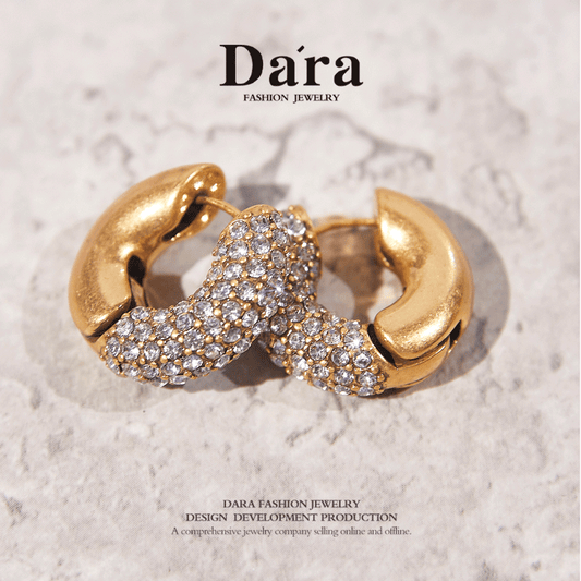 Refined Swarovski Crystal Copper Alloy Earrings  KK-9279