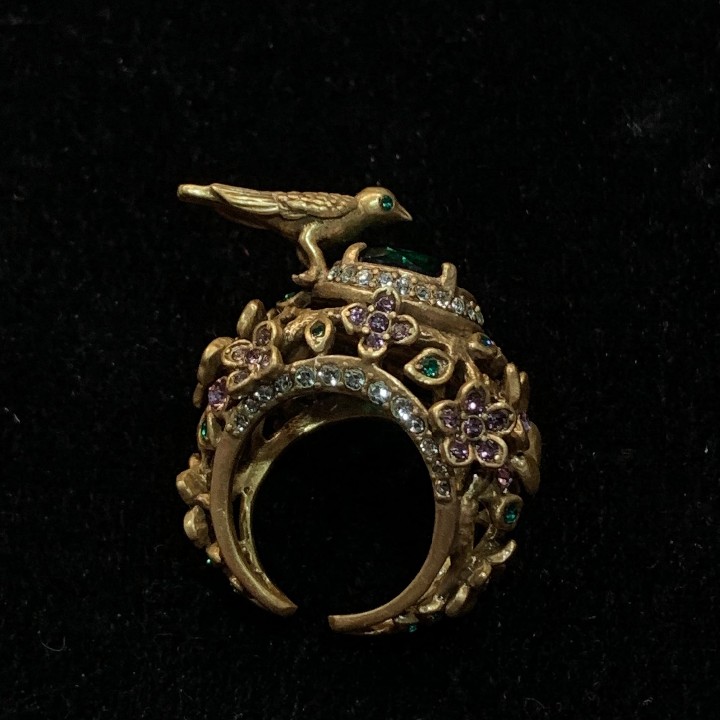 Refined Swarovski Crystal Copper Alloy Ring KK-JK0048