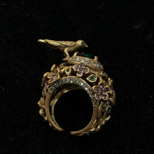 Refined Swarovski Crystal Copper Alloy Ring KK-JK0048