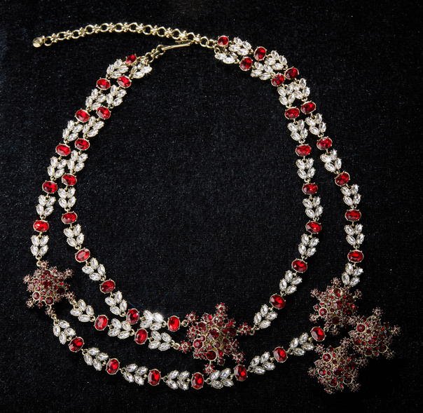 Refined Copper Alloy Necklace & Earrings Set KK-JB0238