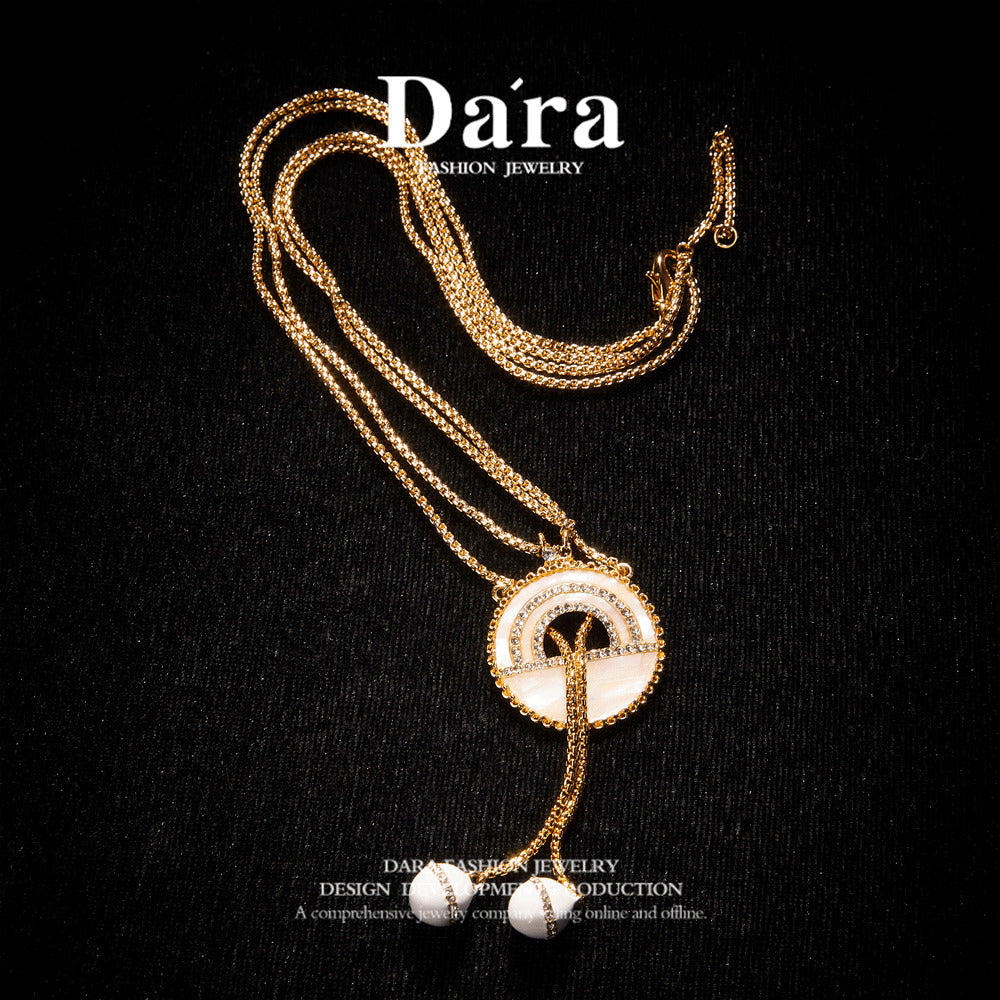 Refined Swarovski Crystal Copper Alloy Necklace KK-91700