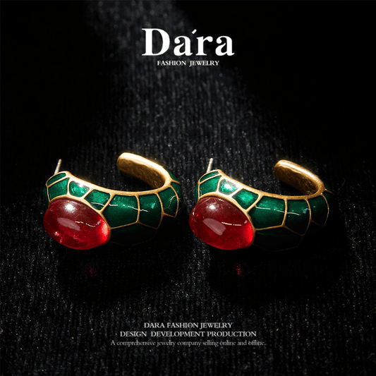 Refined Swarovski Crystal Copper Alloy Earrings   KK-8080