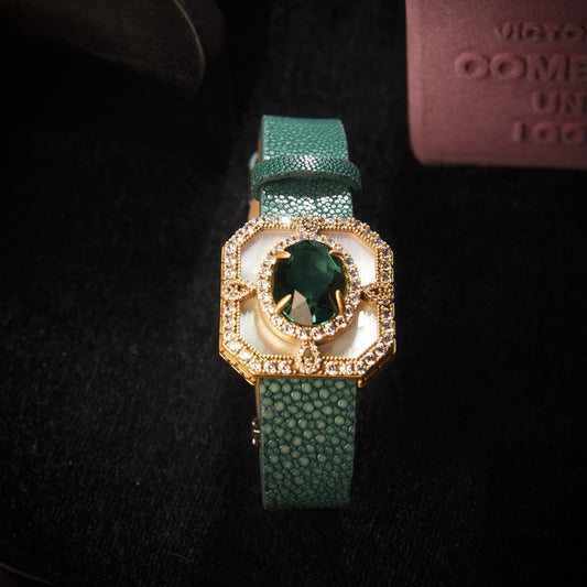 Sparkling Swarovski Crystal Copper Alloy Bracelet  KK-91000