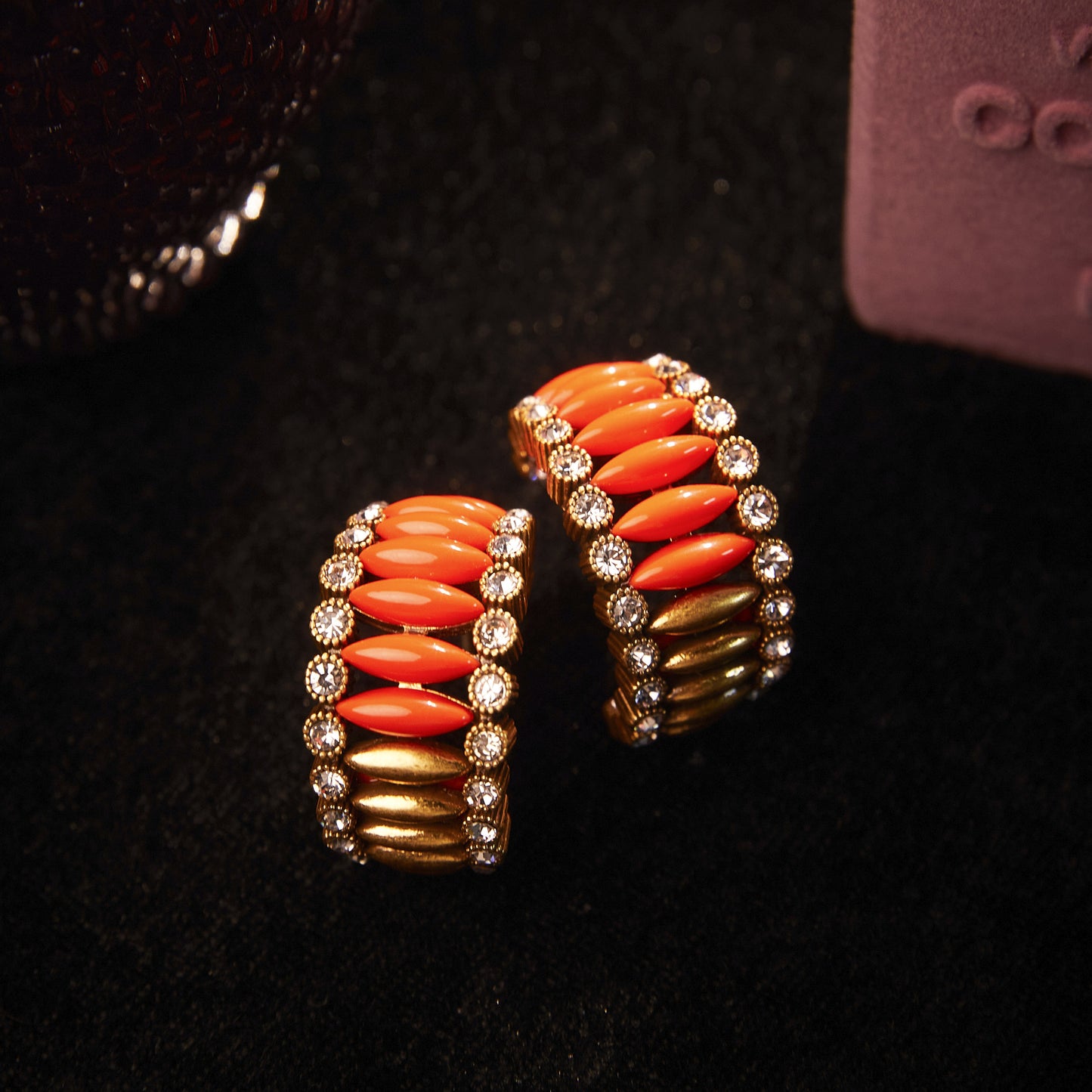 Timeless Swarovski Crystal Copper Alloy Earrings KK-91533