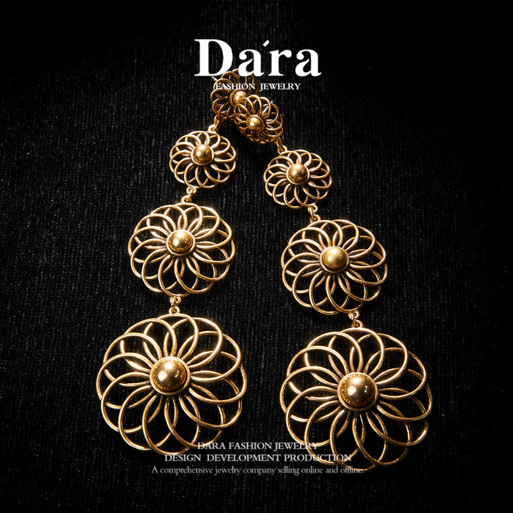 Elegant Copper Alloy Earrings   KK-91747