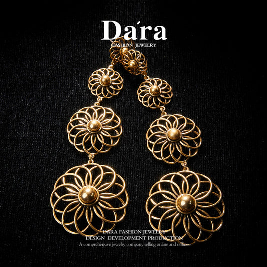 Elegant Copper Alloy Earrings   KK-91747