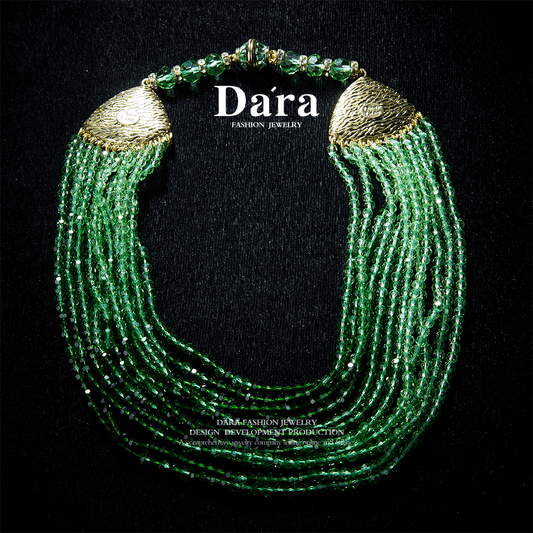 Sparkling Swarovski Crystal Copper Alloy Necklace KK-91908