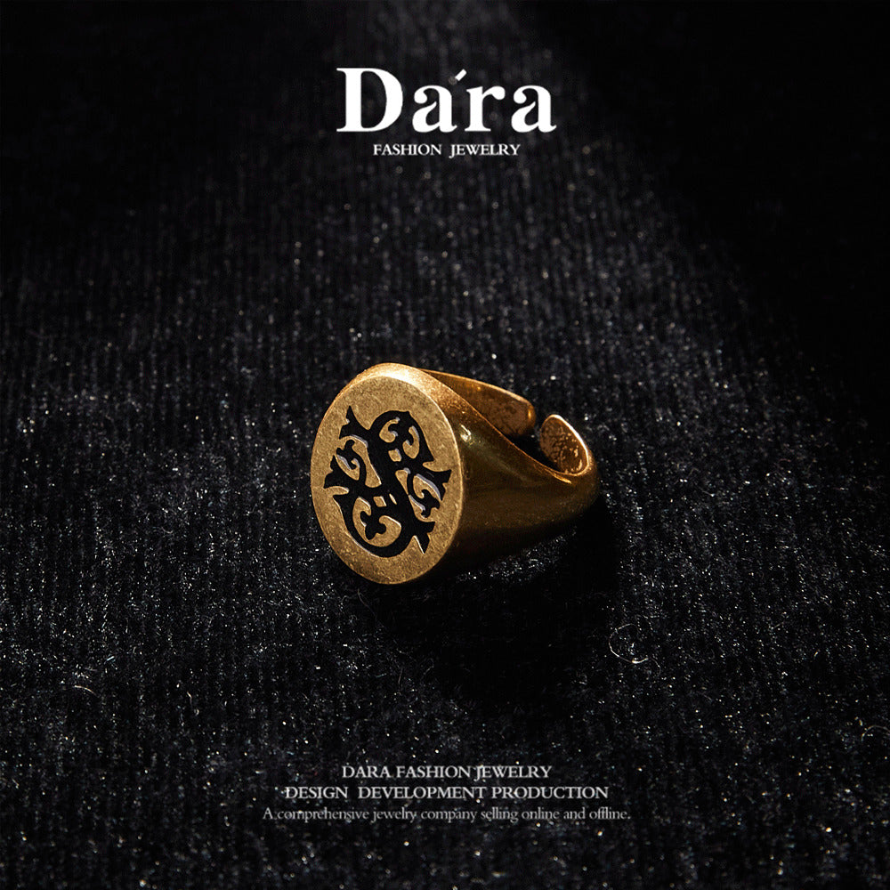 Crystal Copper Alloy Ring  KK-91112