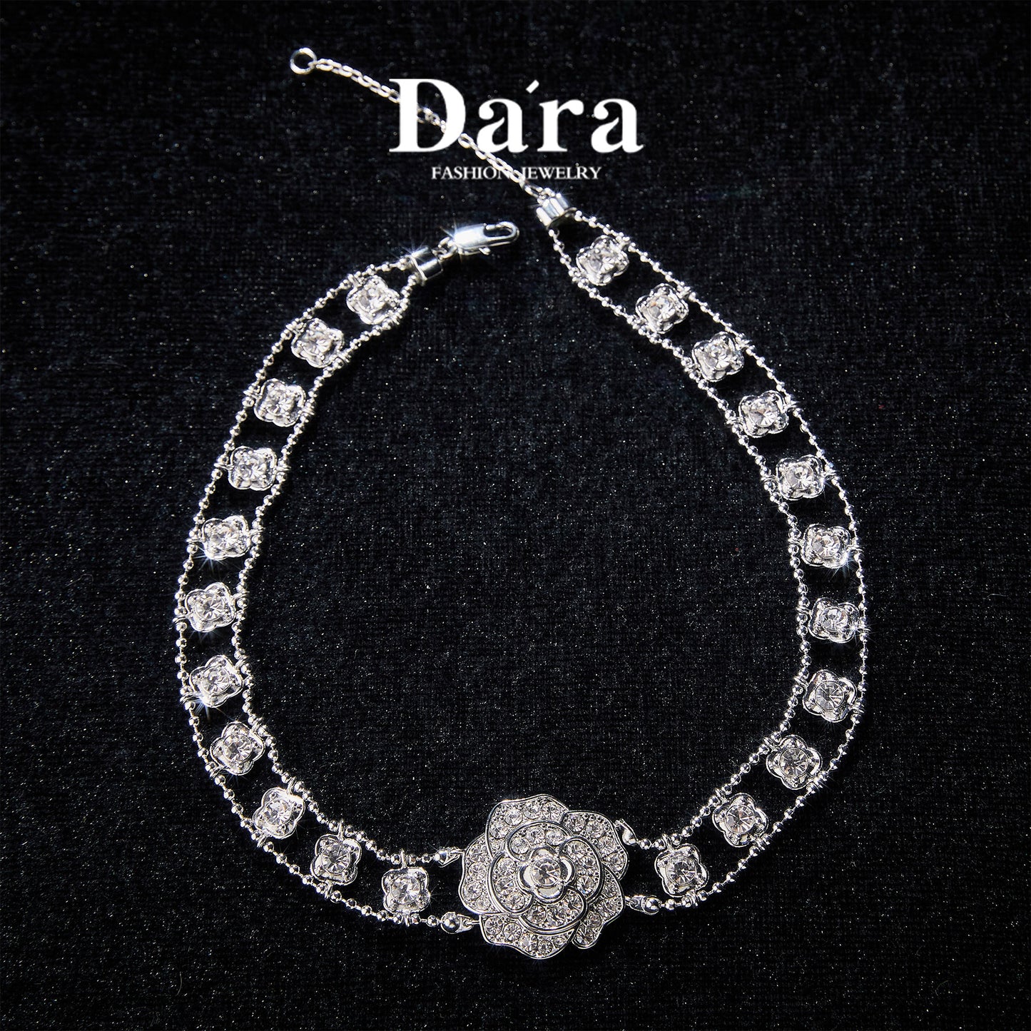 Elegant Copper Alloy Necklace KK-JB0171