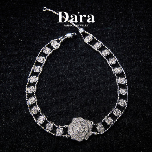 Elegant Copper Alloy Necklace KK-JB0171