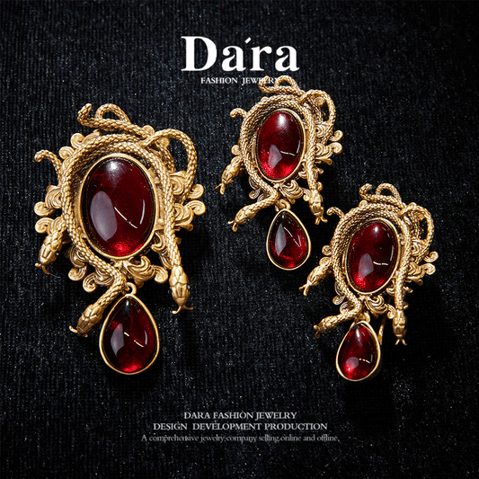 Sparkling Swarovski Crystal Copper Alloy Jewelry Set  KK-JB0076