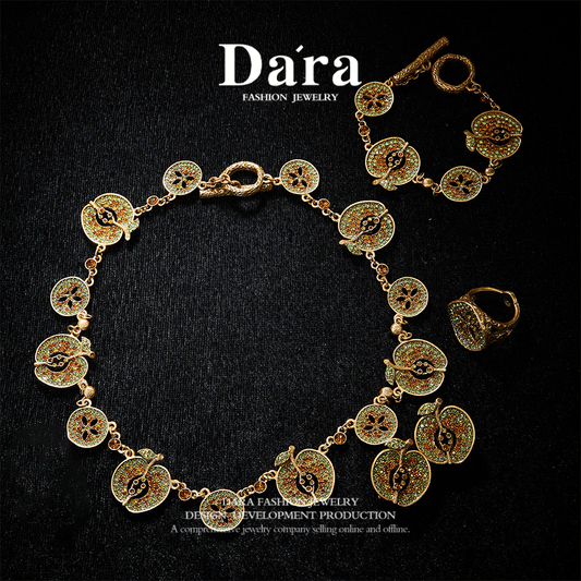 Refined Swarovski Crystal Copper Alloy Jewelry Set KK-JB0187