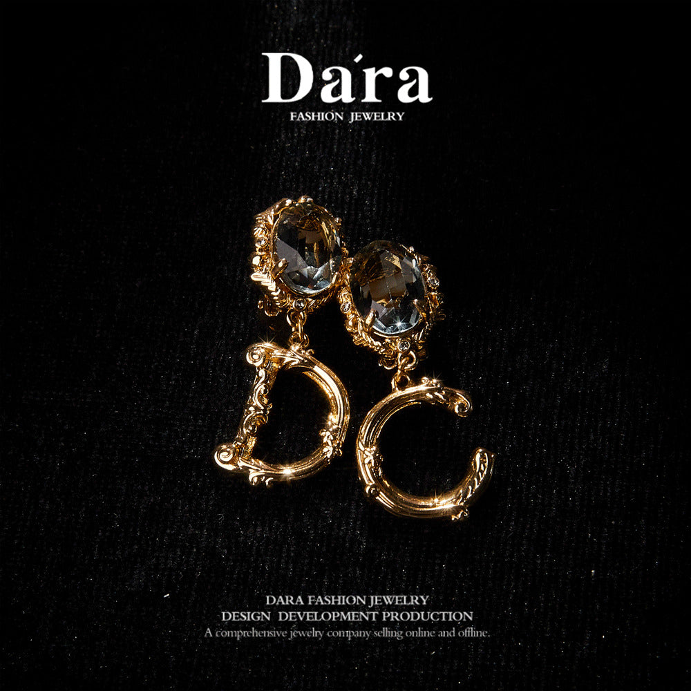 Refined Swarovski Crystal Copper Alloy Earrings KK-9058