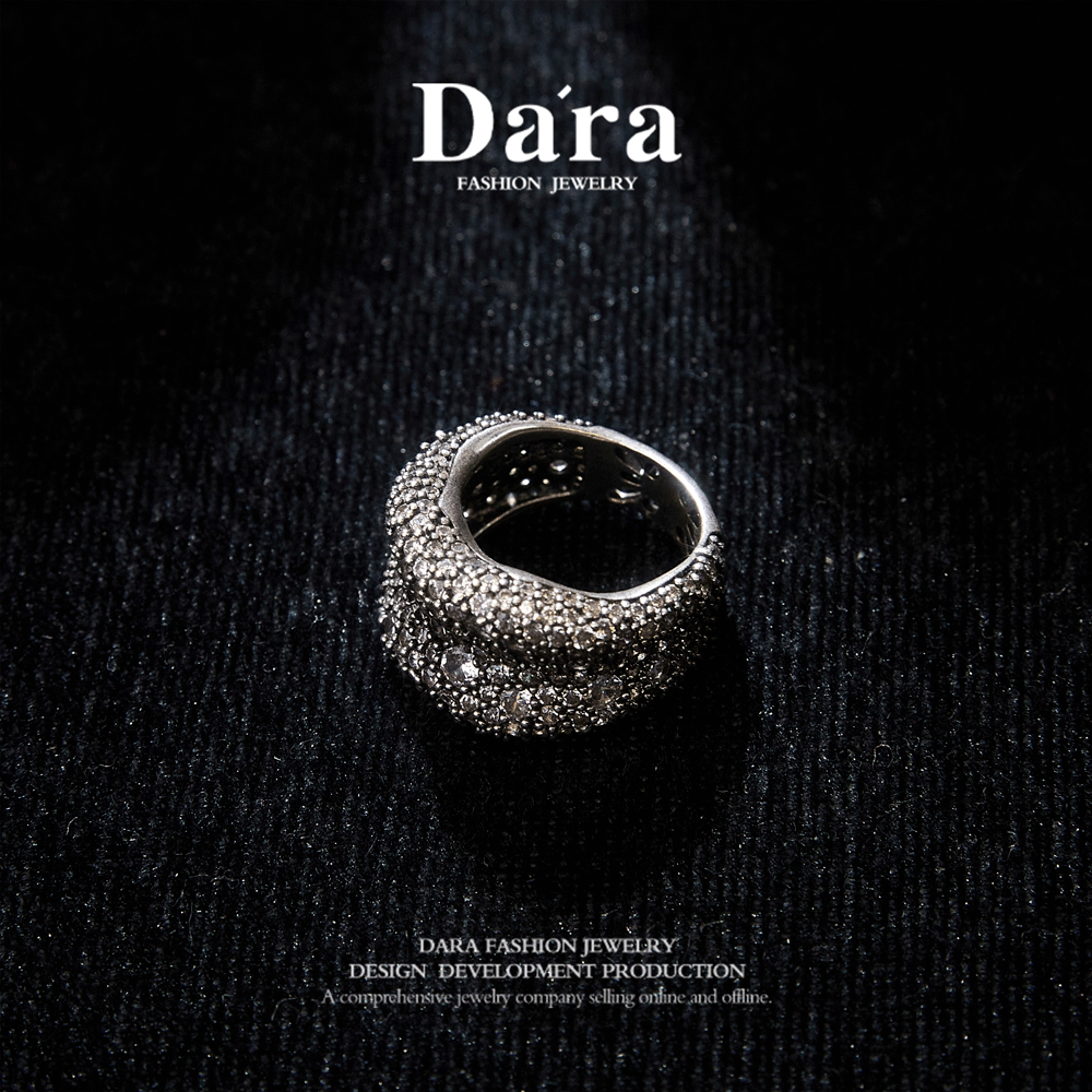 Refined Swarovski Crystal Copper Alloy Ring KK-FL002