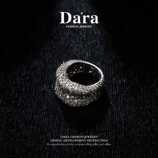 Refined Swarovski Crystal Copper Alloy Ring KK-FL002