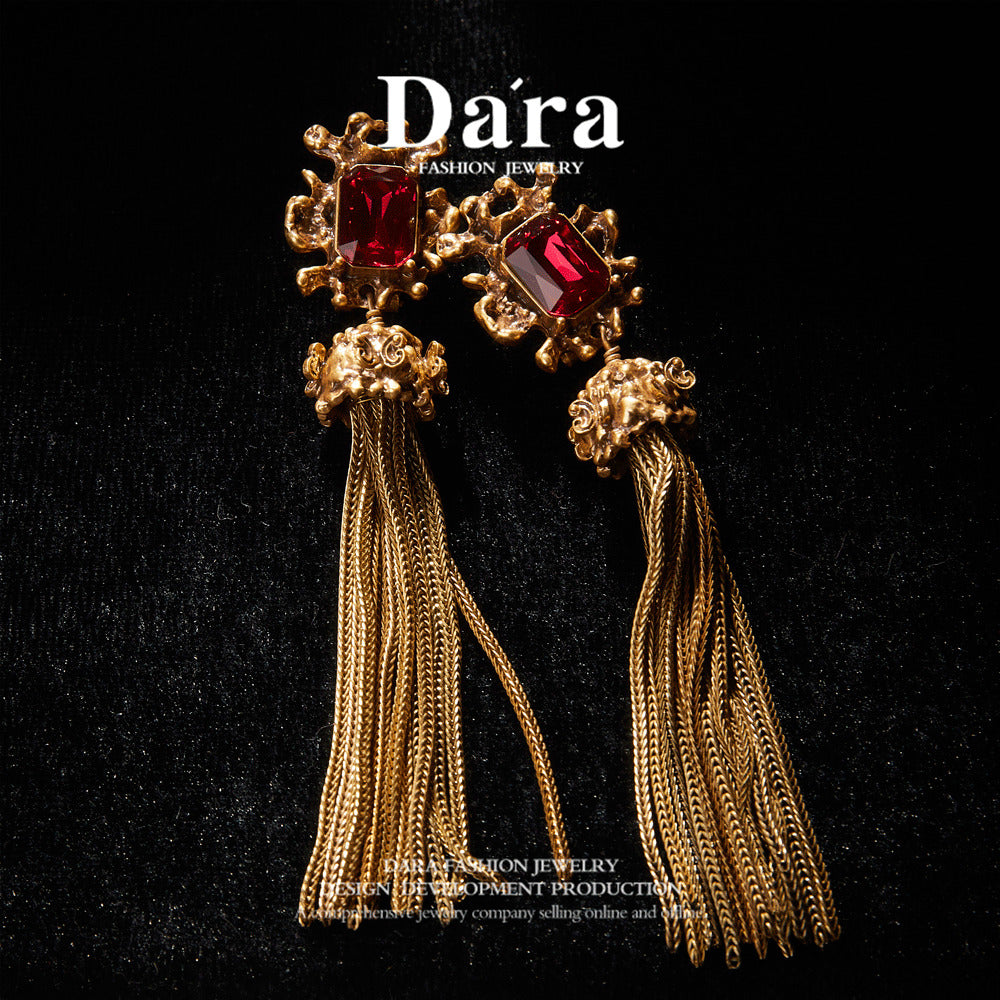 Refined Swarovski Crystal Copper Alloy Earrings KK-7111