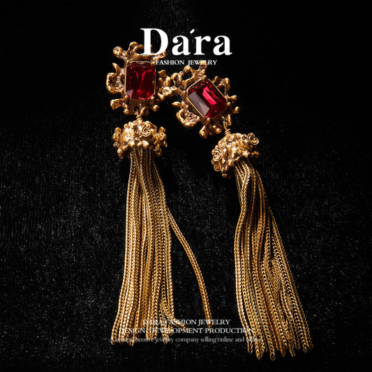 Refined Swarovski Crystal Copper Alloy Earrings KK-7111