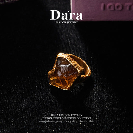 Refined Swarovski Crystal Copper Alloy Ring KK-9380