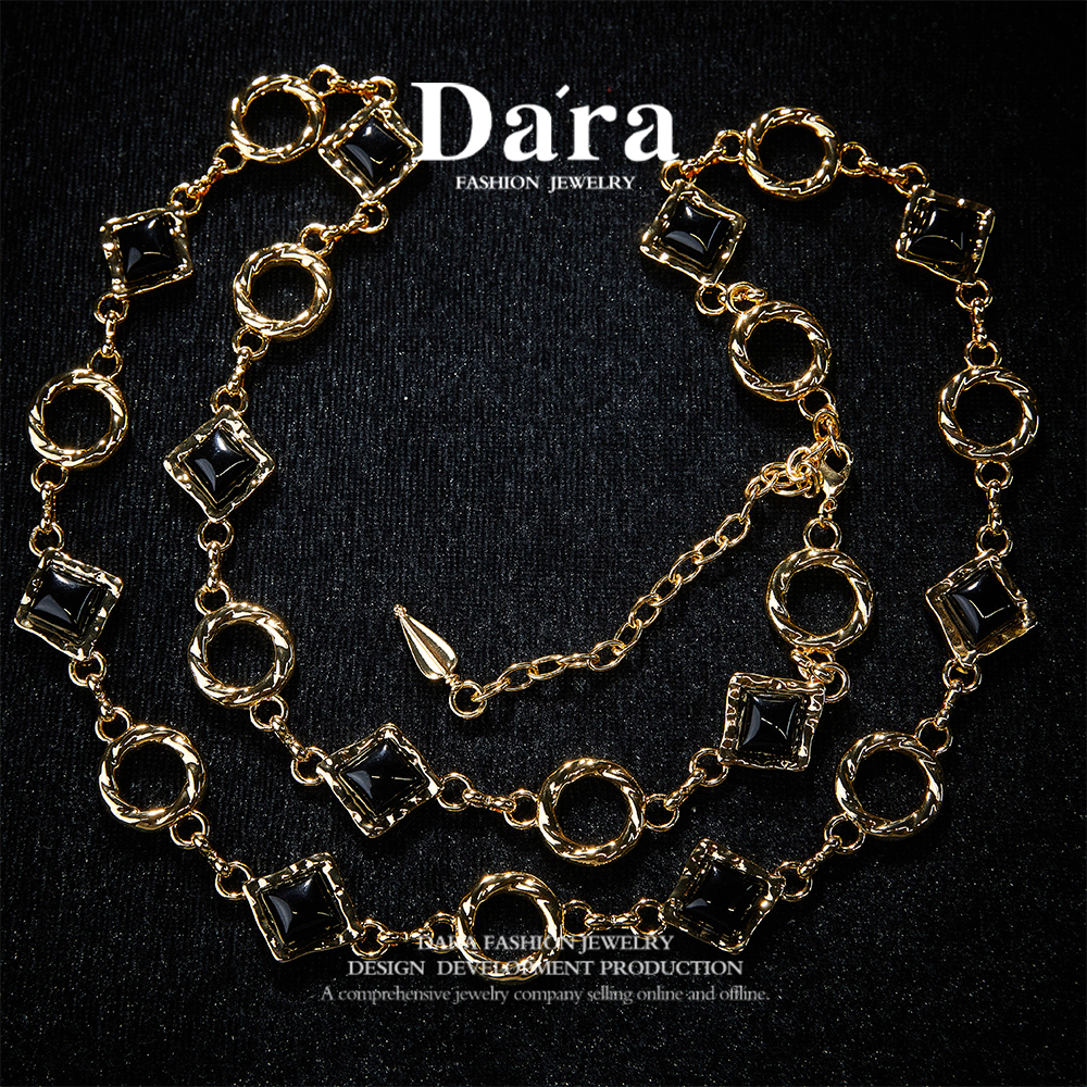 Sparkling Swarovski Crystal Copper Alloy Necklace KK-JB0055