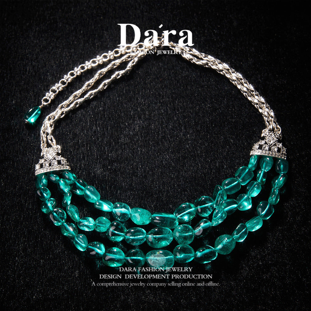 Refined Swarovski Crystal Copper Alloy Necklace KK-9611