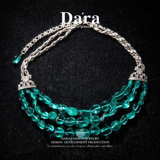 Refined Swarovski Crystal Copper Alloy Necklace KK-9611