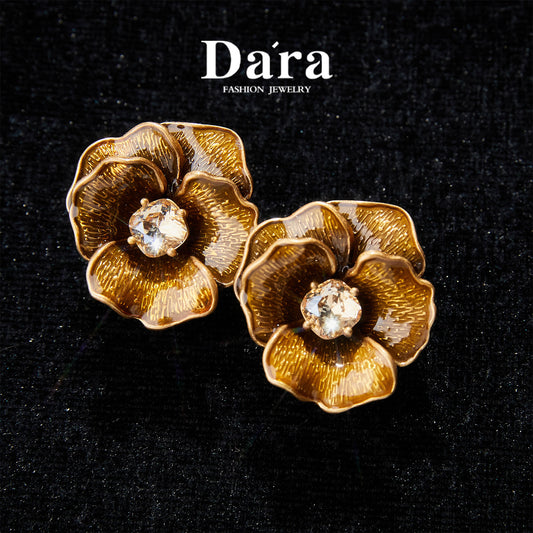 Elegant Copper Alloy Earrings KK-JK0033