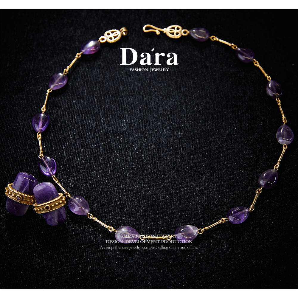 Elegant Copper Alloy Necklace & Earrings Set KK-JB0140