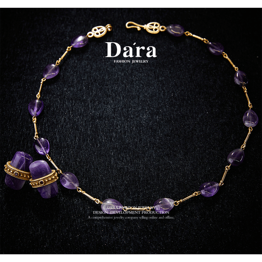 Elegant Copper Alloy Necklace & Earrings Set KK-JB0140