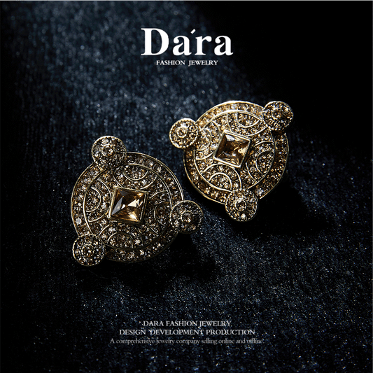 Refined Swarovski Crystal Copper Alloy Earrings  KK-91414