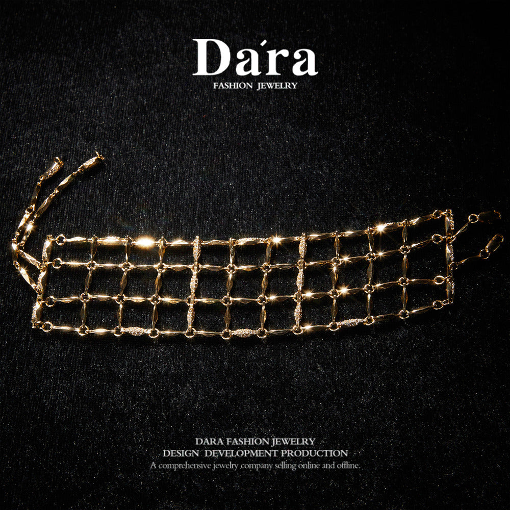Elegant Copper Alloy Bracelet KK-9438