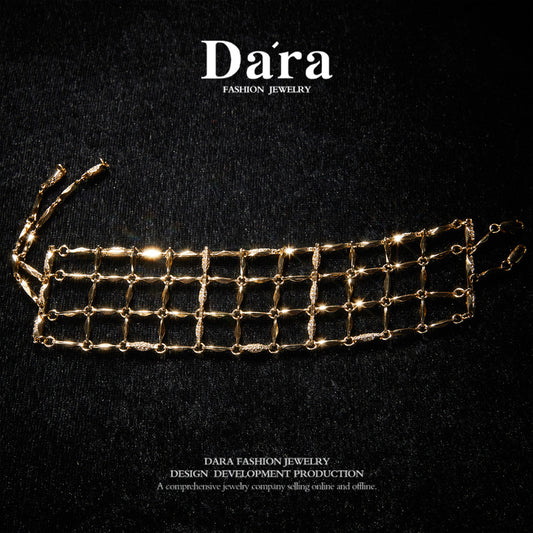 Elegant Copper Alloy Bracelet KK-9438