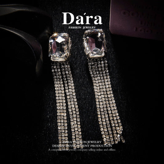 Elegant Copper Alloy Earrings  KK-9205