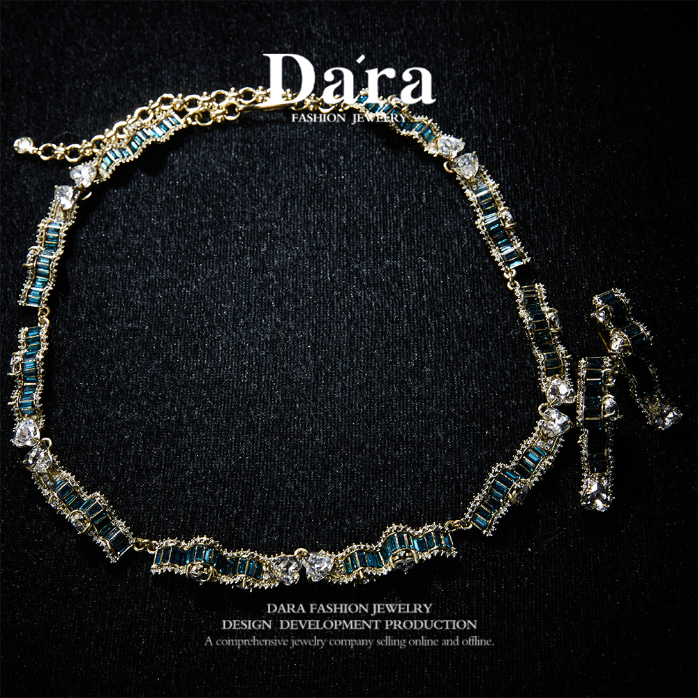 Refined Swarovski Crystal Copper Alloy Jewelry Set  KK-91964